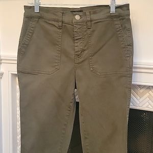 J crew army Green denim